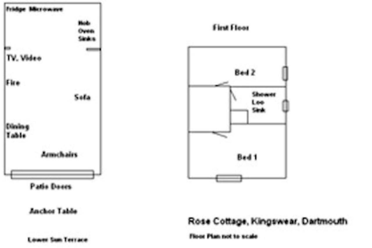 Rose Cottage Dartmouth Exterior photo